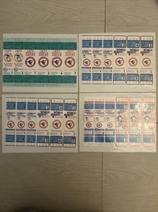4 SETS - BALTIMORE ORIOLES WORLD SERIES - PHANTOM TICKETS - 1977 1980 1982(x2) - Picture 1 of 1