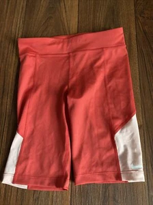 Youth Girls Nike Dri Fit Coral Biker Athletic Shorts - Size Medium - Picture 1 of 4