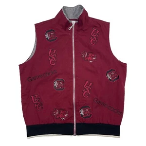 COLLEGIATE COLLECTION University of SC Gamecocks Women's Embroidered Vest Small - Picture 1 of 18