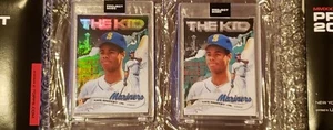 KEN GRIFFEY JR. RAINBOW FOIL SSP + BASE PROJECT 2020 BEN BALLER #347 + BASE🌈 - Picture 1 of 12