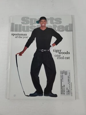 Sports Illustrated December 18 2000 Tiger Woods One Cool Cat Ungraded w/label - Image 1 of 4