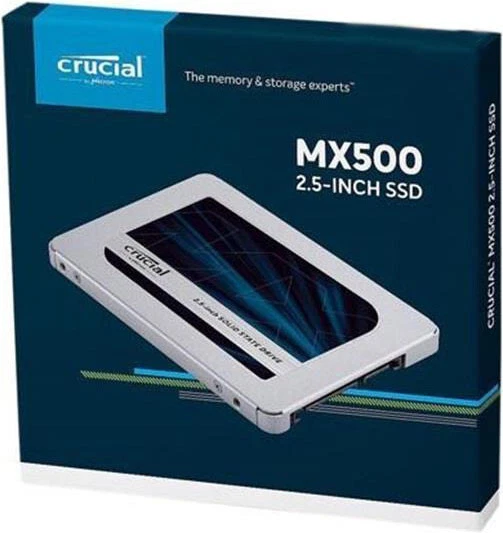 Crucial MX500 250GB 2.5' SATA SSD - 560/510 MB/s 90/95K IOPS 100TBW AES 256bit E - Image 1 of 1