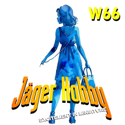 W66 – Woman Standing and Waiting | Scale Model Female Figure - Image 1 of 4