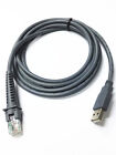Câble USB A 2 m gris mâle vers RJ45 pour scanner de codes à barres symbole LS4278 2208AP DS3400