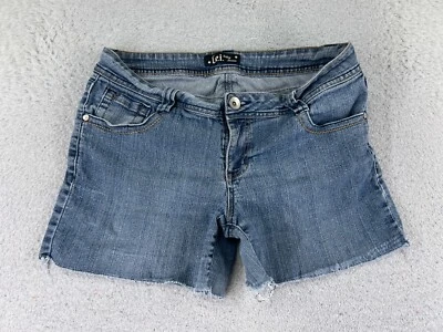 Pantalones Cortos LEI Para Mujer 30 Azul Denim Jean Corte Ashley Tiro Bajo Solapa Bolsillos 30x5 Foto 1 de 4