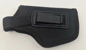 Pistol Holster Waistband Concealed Carry Gun Black Handgun Belt Clip Compact - Picture 1 of 5