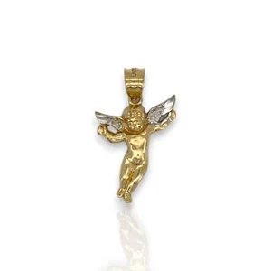 Little Angel Pendant - 10k Yellow Gold - Picture 1 of 2