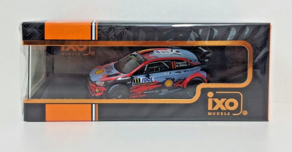 MODELLINO AUTO 1:43 IXO HYUNDAI i20 WRC NEUVILLE RALLY CORSICA 2019 MODELLISMO - Immagine 1 di 4