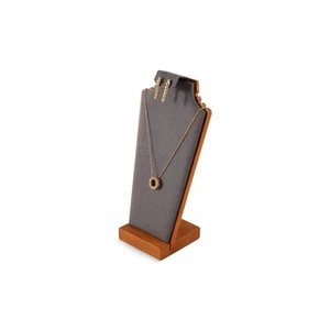 Wooden Earring Necklace Display Mannequin Stand, Pendant Earrings Storage Hol... - Picture 1 of 9