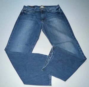 Lucky Jeans Sz 34W 32L Mens Blue Skylark Relaxed Boot Cut Jeans - Picture 1 of 12