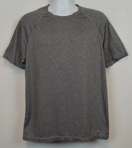 Rhone Reign T-Shirt Mens L CShort Sleeve Gray Athletic Performance Stretch Tee - Picture 1 of 13