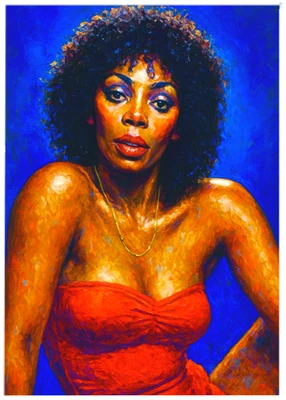 DONNA SUMMER * Custom ACEO * Novelty * MUSIC ARTIST * Art Card * ATC - Image 1 of 2