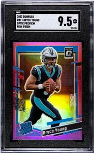 Bryce Young #311 - RC SGC 9.5 - 2023 Donruss Optic Pink Prizm - Panthers - Picture 1 of 2