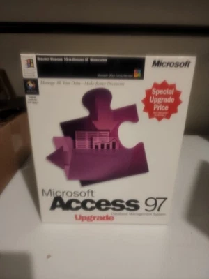 MICROSOFT ACCESS 97 UPGRADE Data Management System, complete in box - Image 1 of 4