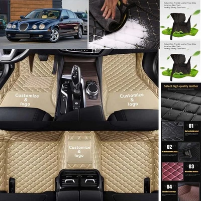 For Jaguar S-Type Floor Mats Luxury Waterproof Liners Carpets Cargo Custom Foto 1 de 4