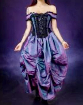 Burleska Ballgown Corset Dress Lavender victorian Gothic Masquerade Prom Size 22 - Image 1 of 4
