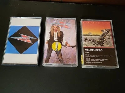 Lot Of 3 Adrian Vandenberg Cassettes. Rock Metal Whitesnake Guitarist All Play - Image 1 of 4