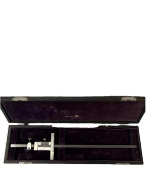 Brown & Sharpe Co.  600 Depth Micrometer  12” long Original Case. USA - Image 1 of 4