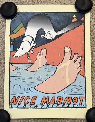 Jay Ryan Art Print The Great Lebowski Poster Lebowski Fest 2010 Souvenir S/# 420 - Image 1 of 4