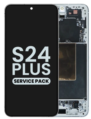 Tela OLED cinza original do fabricante Samsung Galaxy S24 Plus 5G S926 (Service Pack) - Imagem 1 de 2