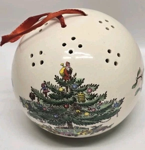 Spode Christmas Tree Pine Scented Pomander Ceramic Ornament Made In England  - Picture 1 of 7