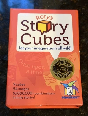 Rory's Story Cubes Create Imagine Storytelling 9 Story Cubes Sealed New in Box - Image 1 of 4