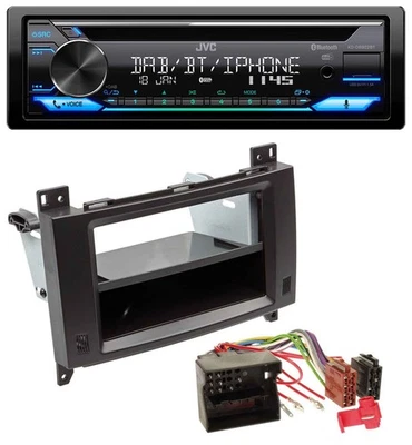 JVC Bluetooth MP3 USB DAB CD Autoradio für Mercedes A- B-Klasse Vito Profiversio - Bild 1 von 4