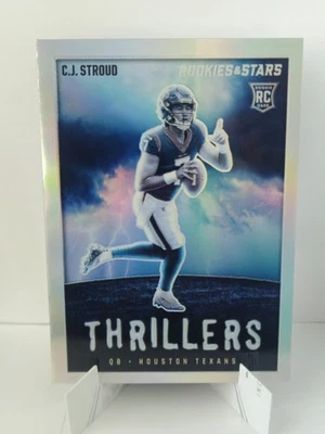 2023 Panini Rookies & Stars #TH-12 C.J. Stroud Thrillers Silver Prizm (RC) - Image 1 of 2