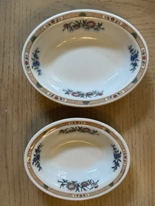 Set Of 2 Lamberton China IVORY SCAMMELL Oval Serving Dishes / Bowls - Picture 1 of 5
