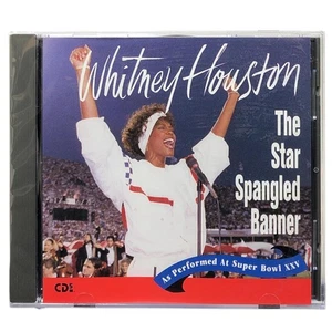 Whitney Houston CD The Star Spangled Banner Super Bowl XXV America The Beautiful - Picture 1 of 3