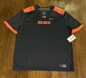 Oregon State Beavers Nike Team "Beavs" Fußball Trikot schwarz orange Herren XL neu mit Etikett - Bild 1 von 9