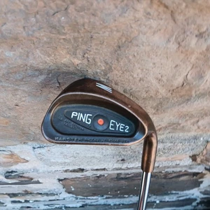 RH Ping Eye 2 BeCu Pitching Wedge Orange Dot ZZ LITE Stiff Steel Shaft - Picture 1 of 5