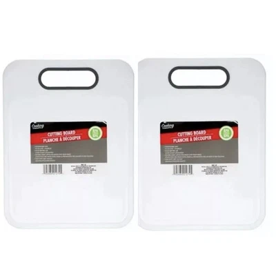 2-Pack Cutting Board 8.5x11" White Cutting Board with Grips Cooking Concepts  - Image 1 of 4