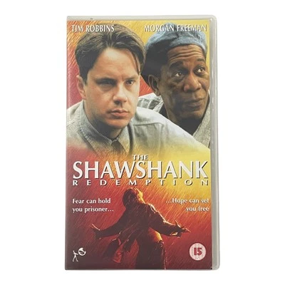 The Shawshank Redemption VHS Tape - Tim Robbins, Morgan Freeman - Castle Rock En - Image 1 of 3
