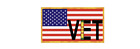 12" vietnam veteran flag bumper sticker decal usa made