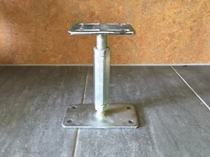 Pfostenträger, höhenverstellbar Bis 210 mm, feuerverzinkt - Bild 1 von 2