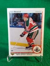 1990-91 Upper Deck Eric Weinrich Rookie RC #245 New Jersey Devils