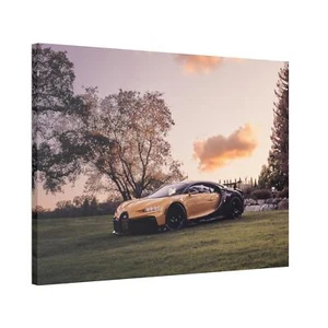 Bugatti Chiron High Resolution Museum Quality Horizontal Canvas Print #001 - Picture 1 of 10