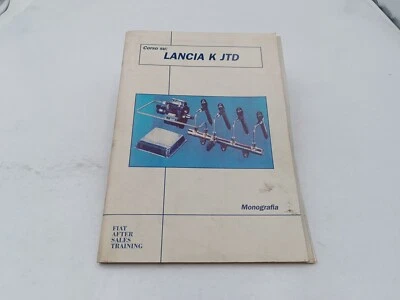 Manuale officina Lancia K Kappa JTD corso tecnico sulla vettura monografia 1999. - Immagine 1 di 4