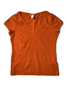 Preowned- H&M Short Sleeve V-Neck Shirt Womens (Size M) - Picture 1 of 5