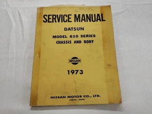 ORIGINAL 1973 DATSUN 610 SERVICE MANUAL  - Picture 1 of 3