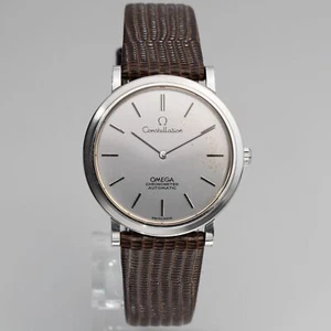Omega Constellation Chronometer Automatic Men Silver Vintage Steel Watch 34 mm - Picture 1 of 9