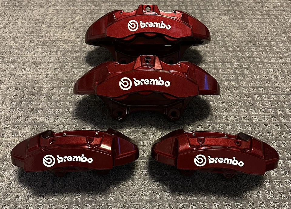 2018-21 JEEP GRAND CHEROKEE TRACKHAWK BREMBO BRAKE CALIPER SET 🔥 NEW POWDERCOAT - Image 1 of 4