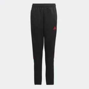 Adidas ️ Kids' Tiro 23 Pants Black/Team Power Red 2 HR7123 - Picture 1 of 5