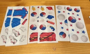 Creative Memories 2”x5” Stickers | Volleyball lot of 6, visor, ball, knee pads - Picture 1 of 1