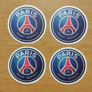 Pack of 4 (Four) Paris Saint-Germain Stickers - Club Badge Logo - Photo 1 sur 1