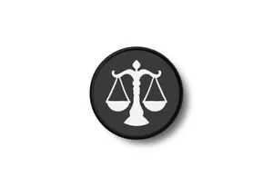 Patch toppe toppa badge termoadesiva equilibrio giustizia - Bild 1 von 1