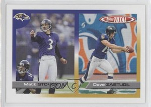 2005 Topps Total Matt Stover Dave Zastudil #58 Rookie RC