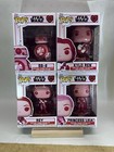 Funko Pop! Valentine Star Wars: (4pc Set) Rey, Princess Leia, BB-8, Kylo Ren NEW