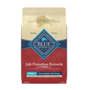 Blue Buffalo Life Protection Formula Natural Dog Food, Beef & Brown Rice 15-lb - Picture 1 of 7